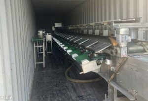 A vendre d’occasion laveuse, coupeuse, calibreuse Besnard, 16 sorties par le Bon Coin