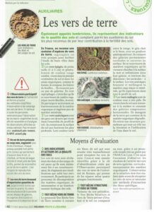 Les vers de terre, indicateurs de la qualité des sols par Fruits et Légumes
